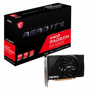 MSI Radeon RX 6400 AERO ITX 4GB Video Card